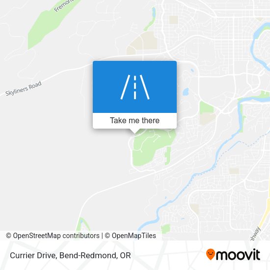 Currier Drive map