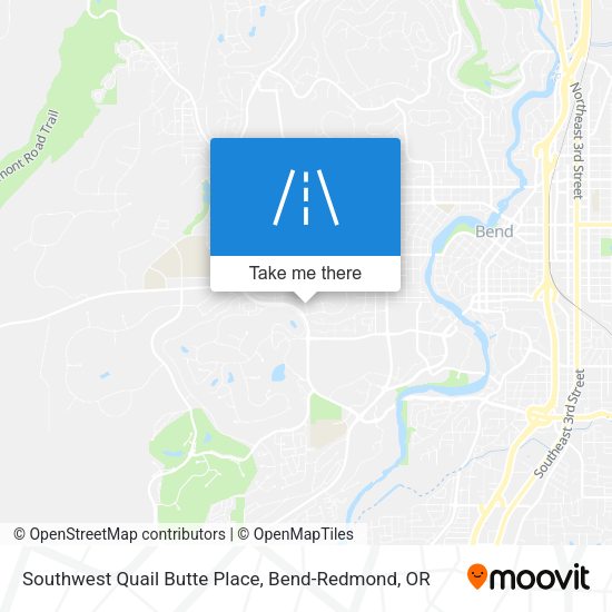 Southwest Quail Butte Place map