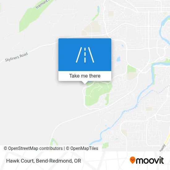 Hawk Court map