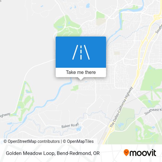 Mapa de Golden Meadow Loop