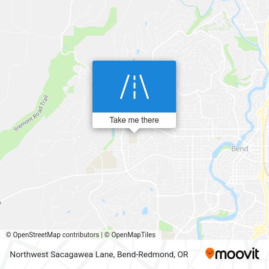 Mapa de Northwest Sacagawea Lane