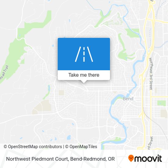 Mapa de Northwest Piedmont Court