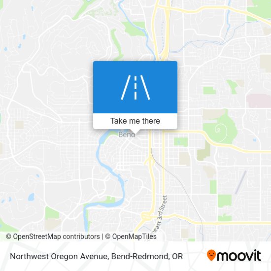 Mapa de Northwest Oregon Avenue