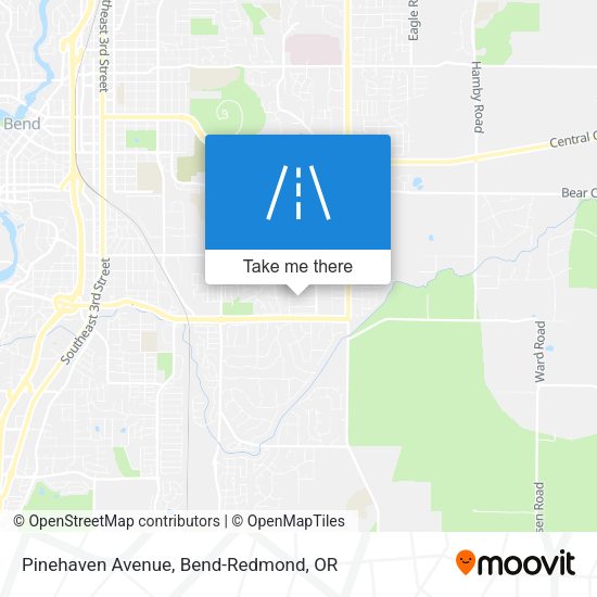 Pinehaven Avenue map
