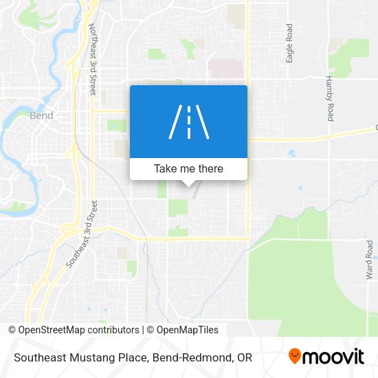 Southeast Mustang Place map
