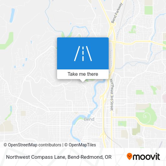 Northwest Compass Lane map