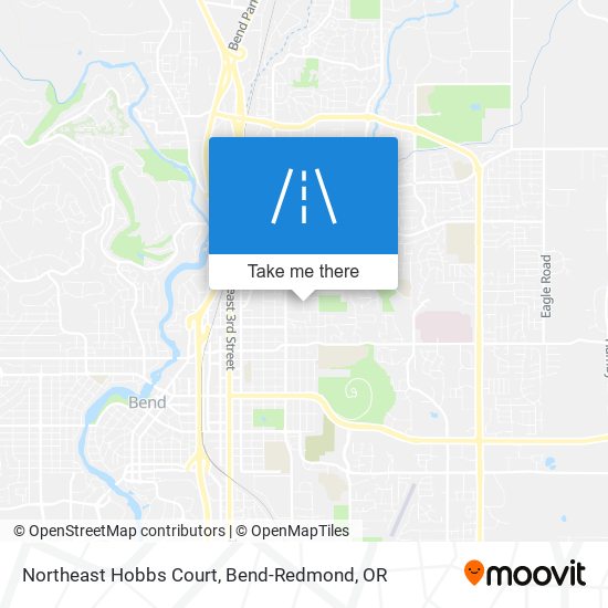 Northeast Hobbs Court map