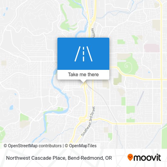 Northwest Cascade Place map
