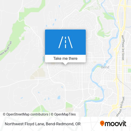 Northwest Floyd Lane map