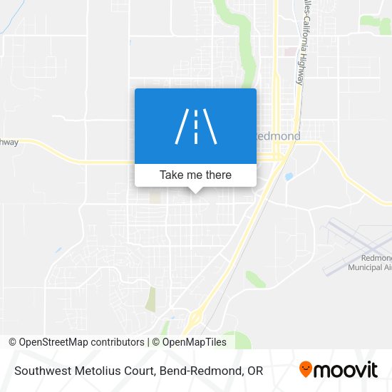 Mapa de Southwest Metolius Court