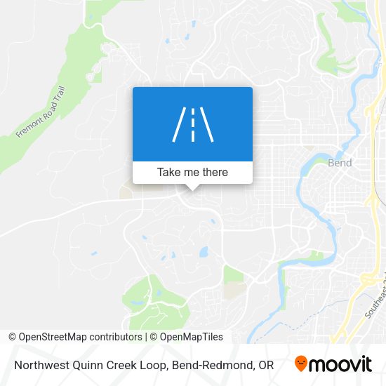 Northwest Quinn Creek Loop map