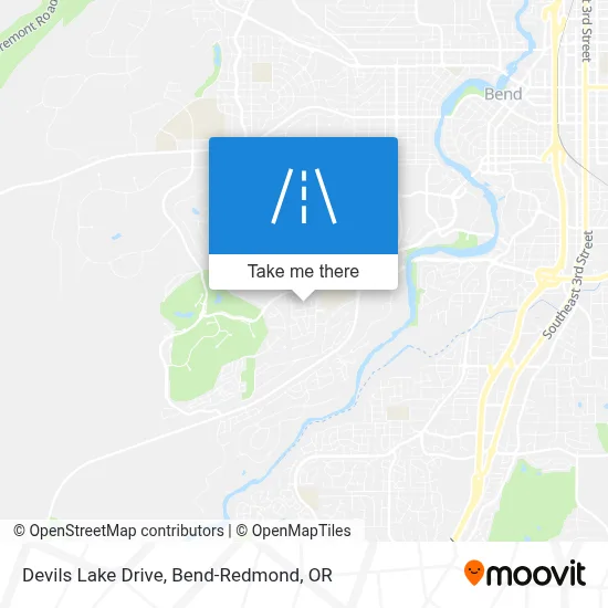Devils Lake Drive map