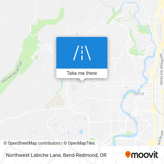 Northwest Labiche Lane map