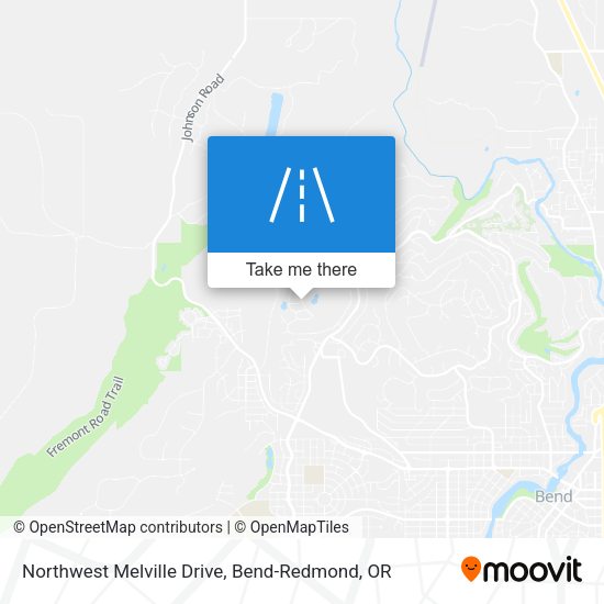 Mapa de Northwest Melville Drive