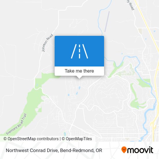 Northwest Conrad Drive map