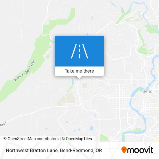 Mapa de Northwest Bratton Lane