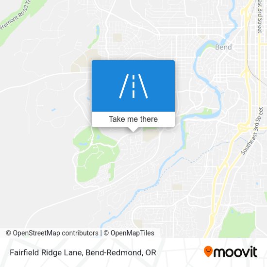 Mapa de Fairfield Ridge Lane