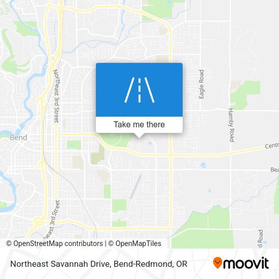Northeast Savannah Drive map