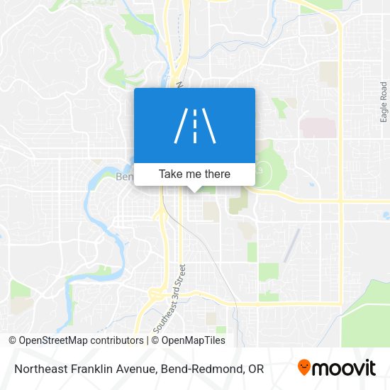 Northeast Franklin Avenue map