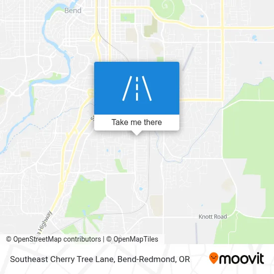 Southeast Cherry Tree Lane map