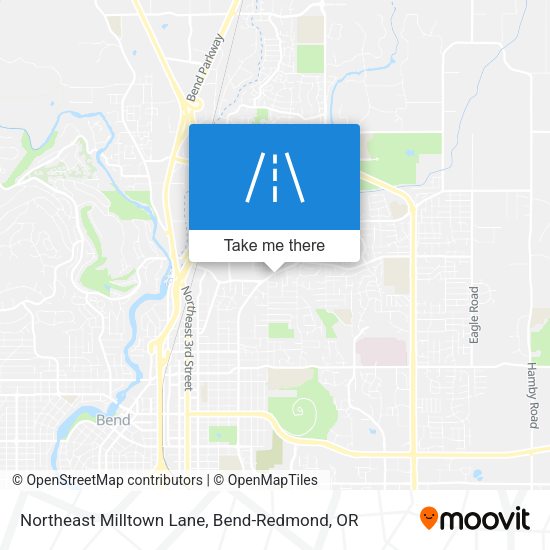 Northeast Milltown Lane map