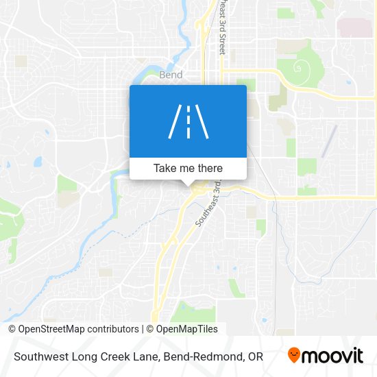 Mapa de Southwest Long Creek Lane