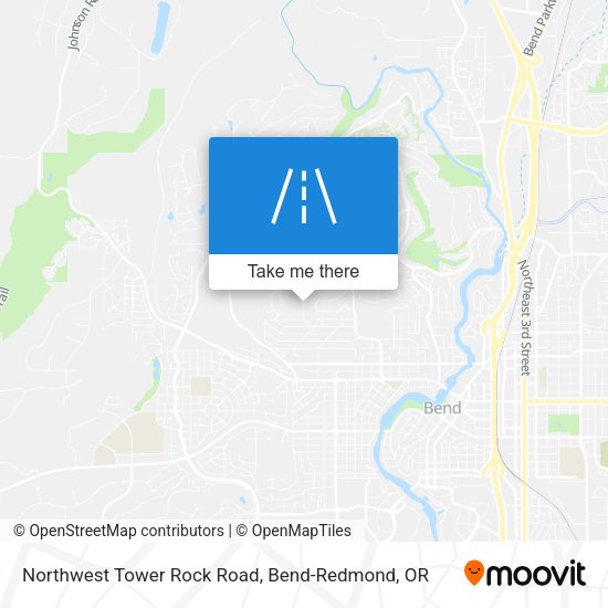Mapa de Northwest Tower Rock Road