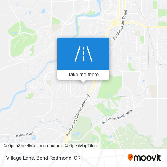 Village Lane map