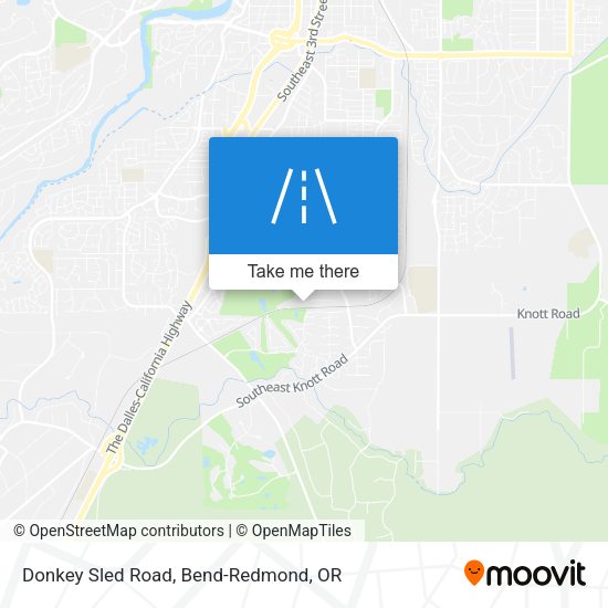 Donkey Sled Road map