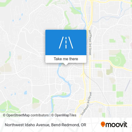 Mapa de Northwest Idaho Avenue