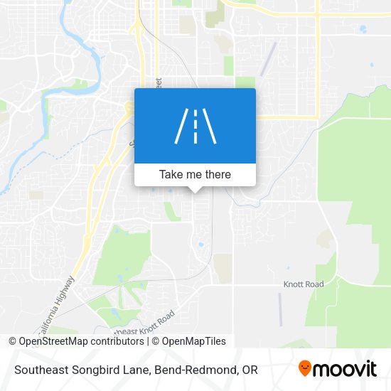 Southeast Songbird Lane map