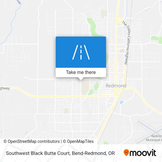 Mapa de Southwest Black Butte Court