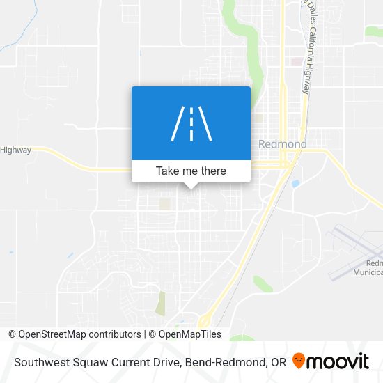 Southwest Squaw Current Drive map