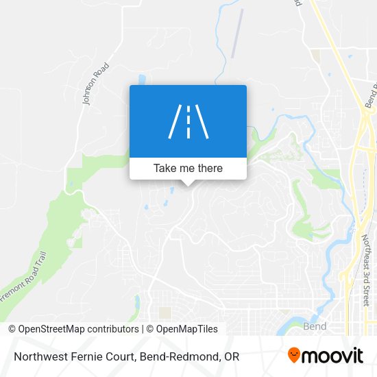 Northwest Fernie Court map