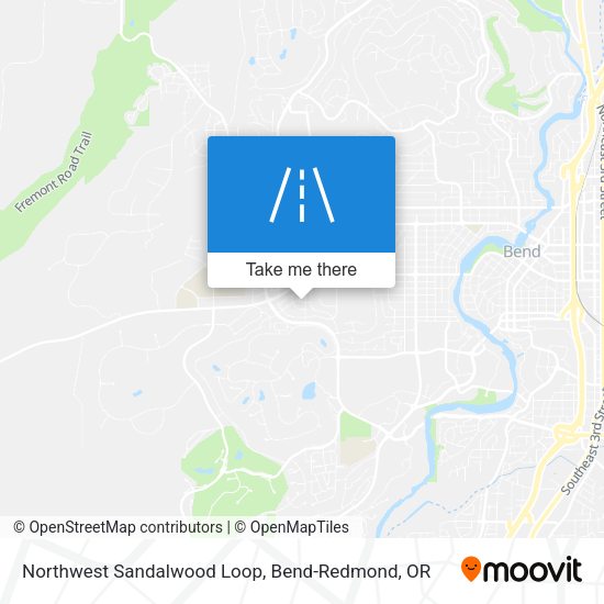 Northwest Sandalwood Loop map