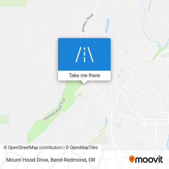 Mount Hood Drive map