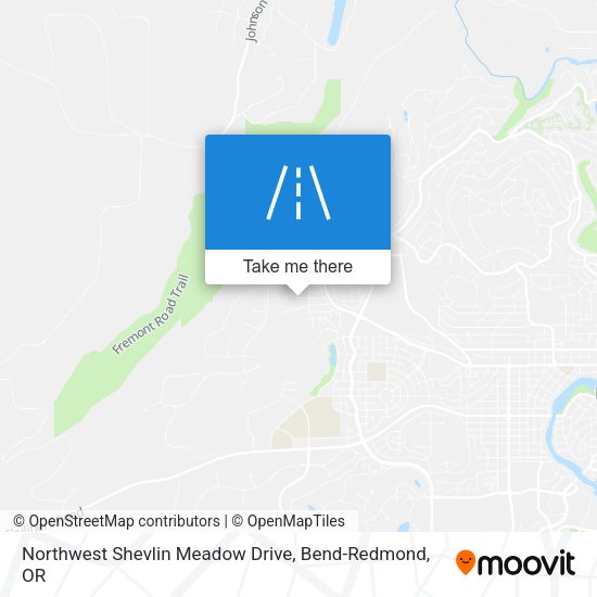 Northwest Shevlin Meadow Drive map