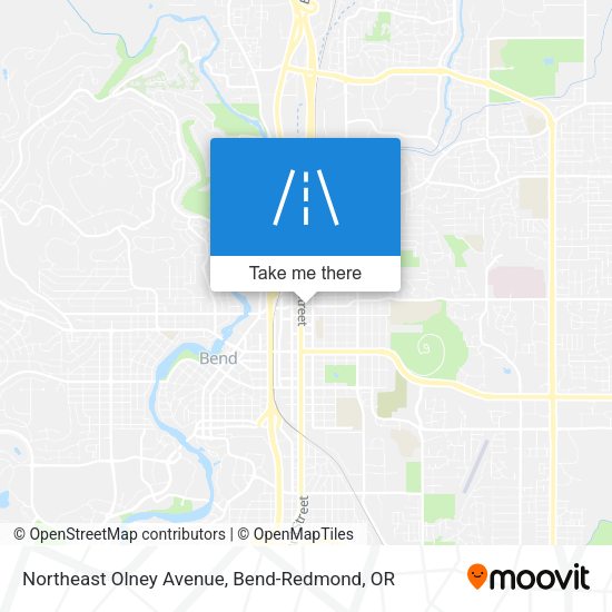 Mapa de Northeast Olney Avenue