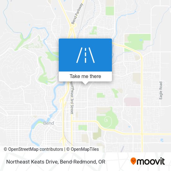 Northeast Keats Drive map