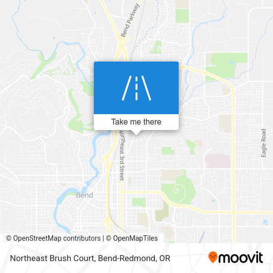 Northeast Brush Court map