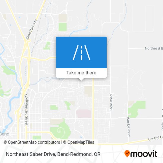 Northeast Saber Drive map
