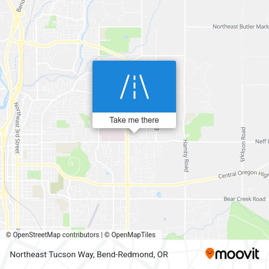 Mapa de Northeast Tucson Way