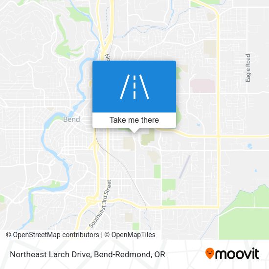 Northeast Larch Drive map
