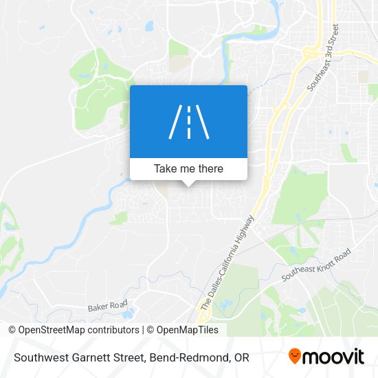 Mapa de Southwest Garnett Street