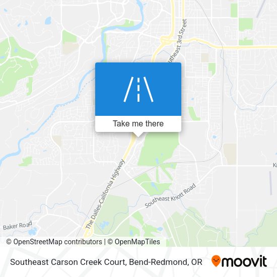 Mapa de Southeast Carson Creek Court