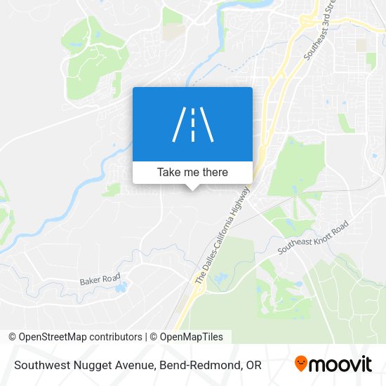 Mapa de Southwest Nugget Avenue