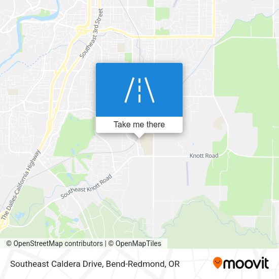 Southeast Caldera Drive map
