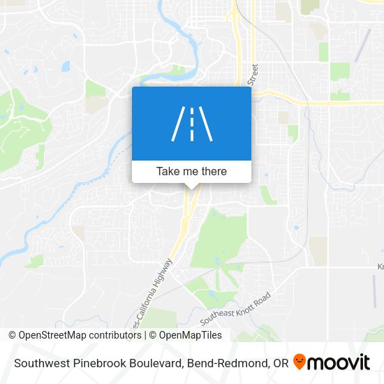 Mapa de Southwest Pinebrook Boulevard