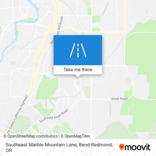 Southeast Marble Mountain Lane map
