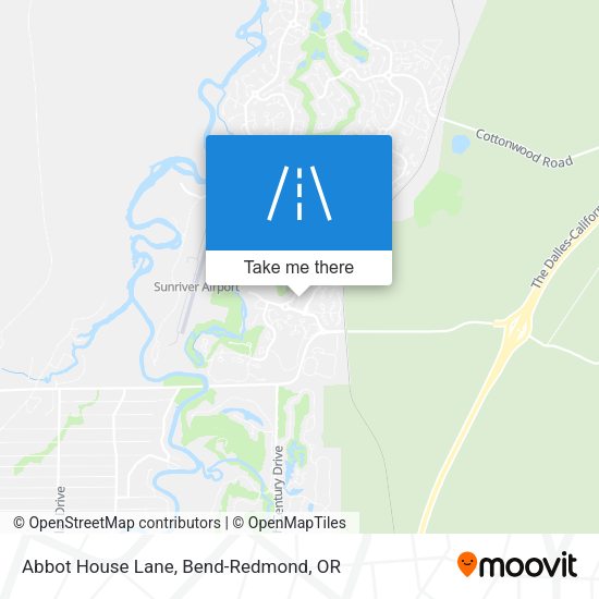 Abbot House Lane map
